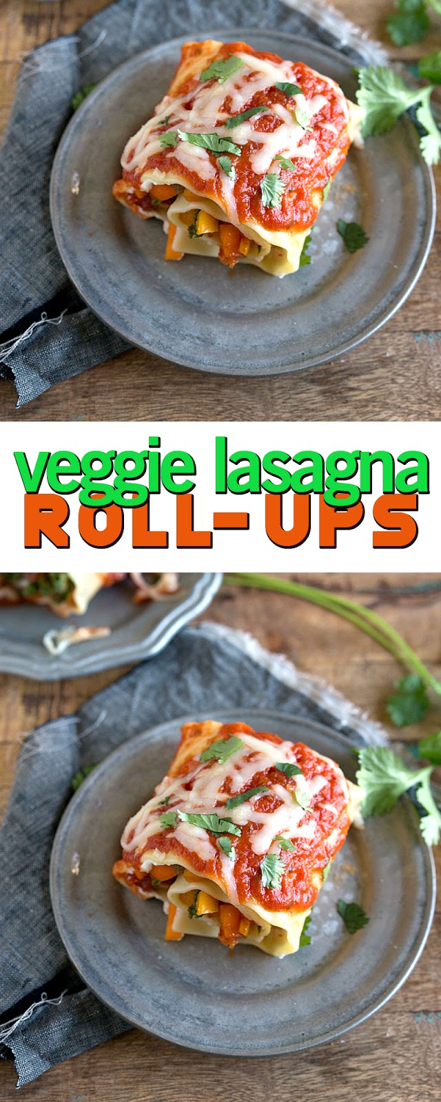 EASY VEGETABLE AND KALE LASAGNA ROLL-UPS