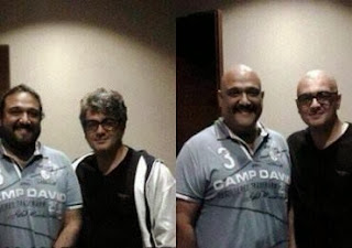 Actor Ajith and Director Shiva new look photo