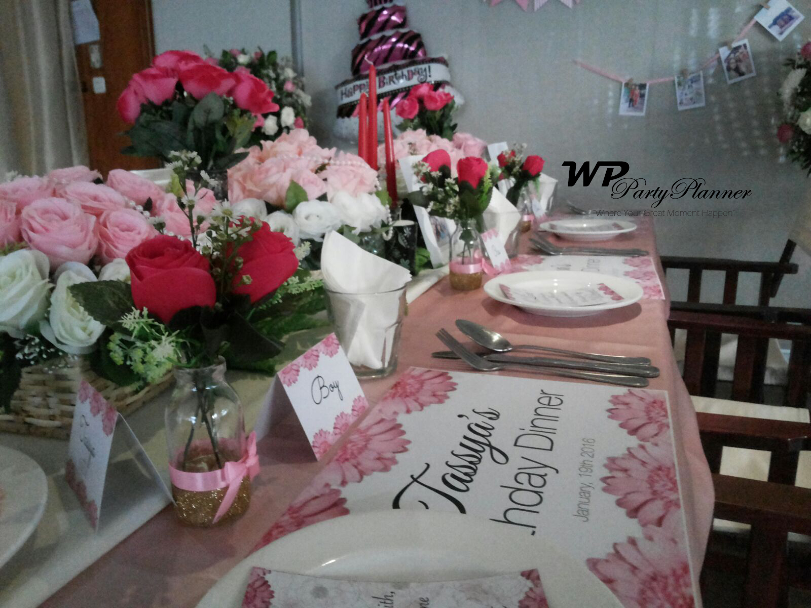 Tassya's Birthday Dinner | Party Planner Jakarta