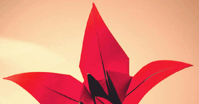 Membuat Bunga  Lily Dari Kertas  Lipat Origami  Seni Melipat 