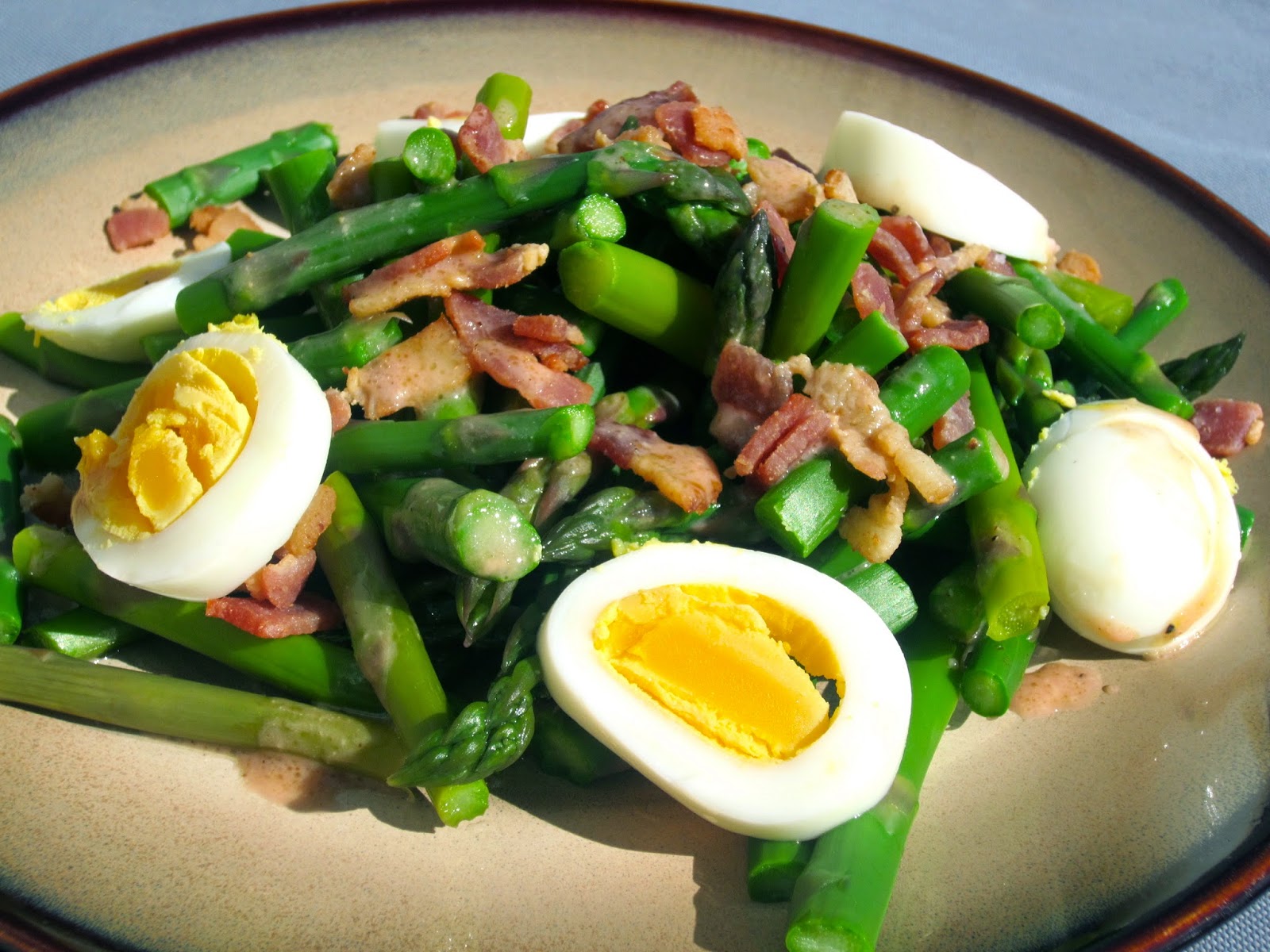 My Recipe Box Asparagus, Egg, and Bacon Salad