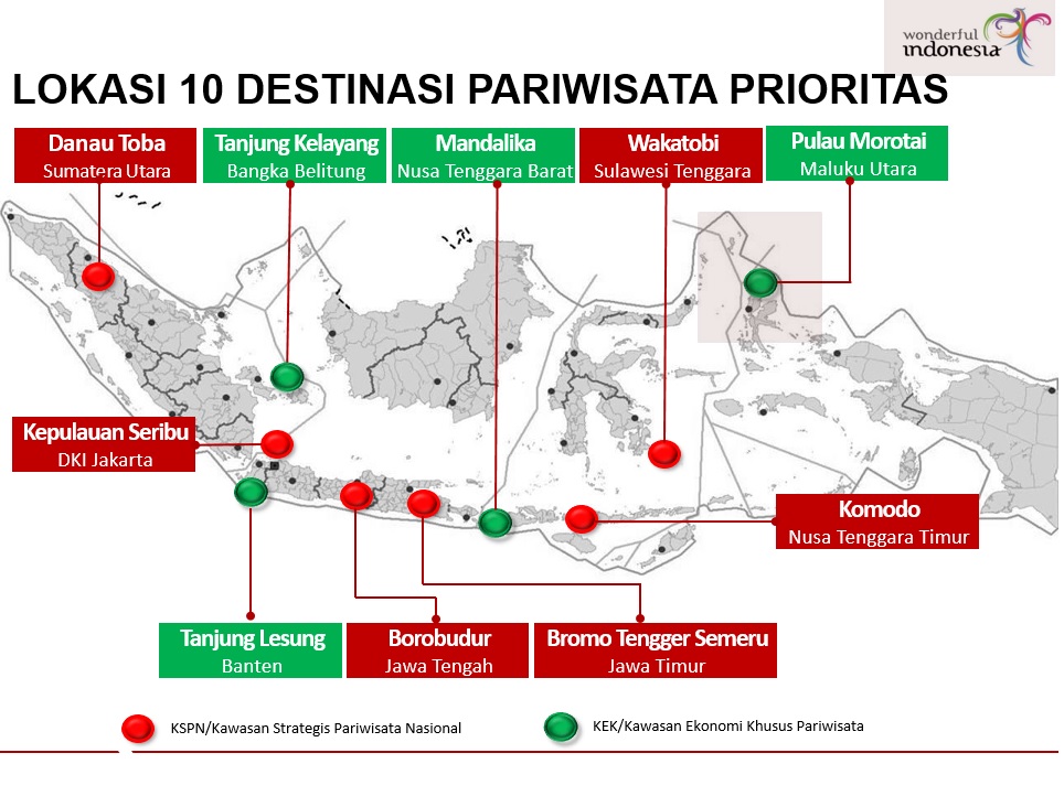 10 Daerah Tujuan Wisata Prioritas Di Indonesia Yang Di Bangun Pemerintah Part L - Tourism Indonesia