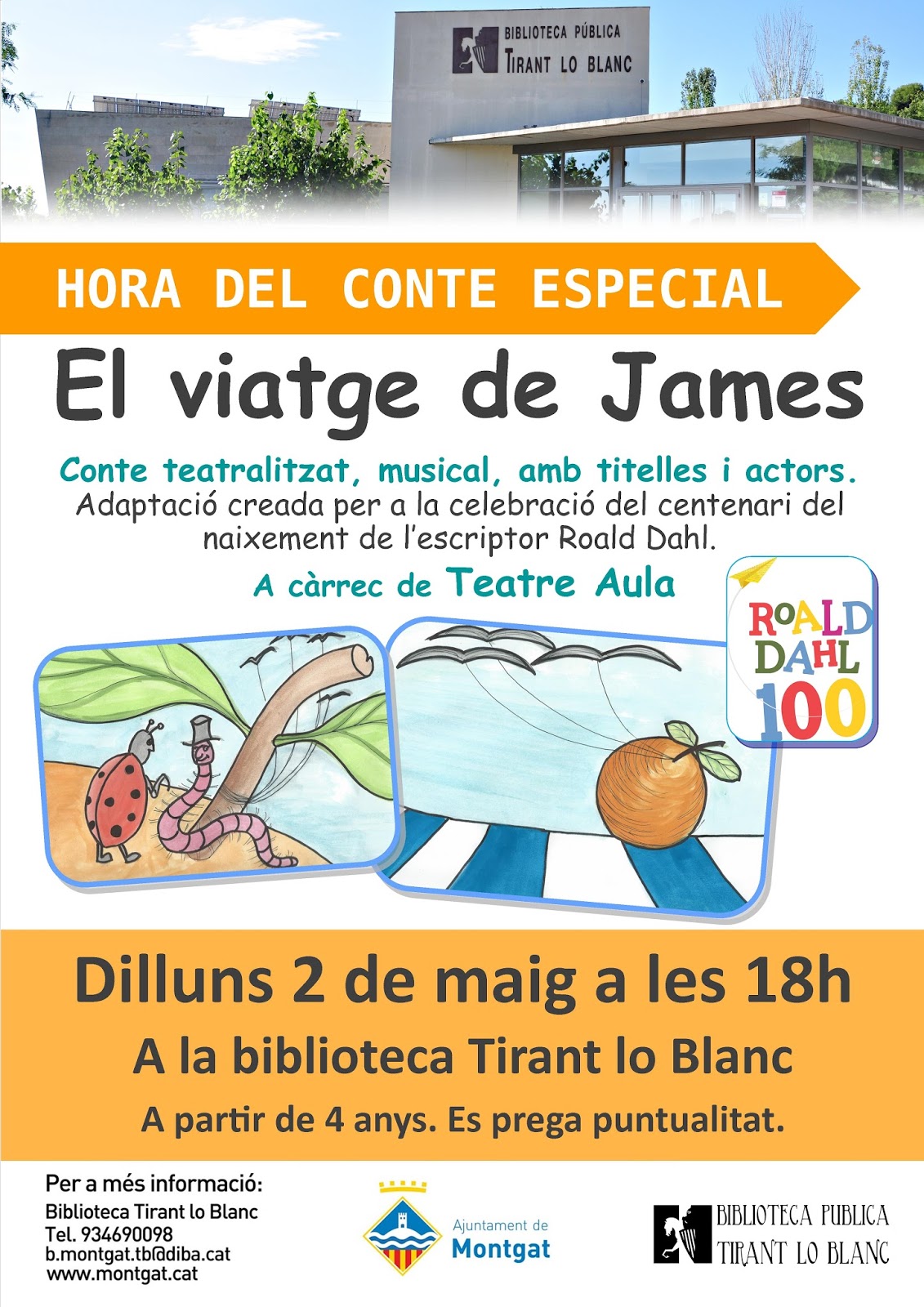 El blog de la Biblioteca Tirant lo Blanc de Montgat Activitats Hora