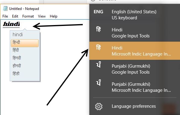 Microsoft-indic-language-input-tool