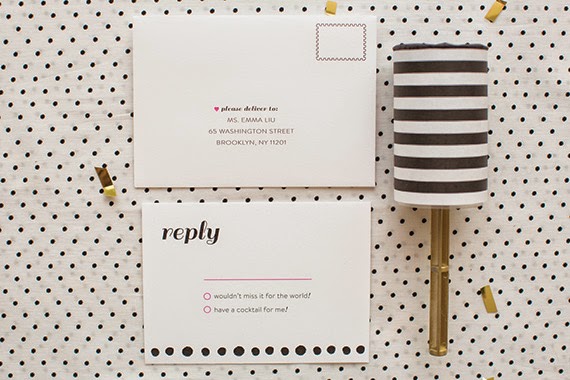 Fiesta de chicas en rosa - Invitación personalizada2