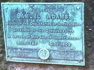 Samuel Adams - Granary Burying Ground - Boston