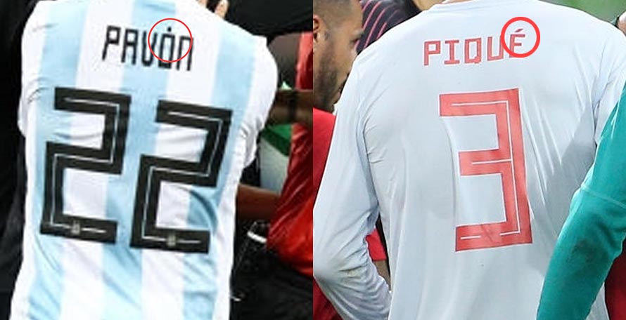 argentina jersey font