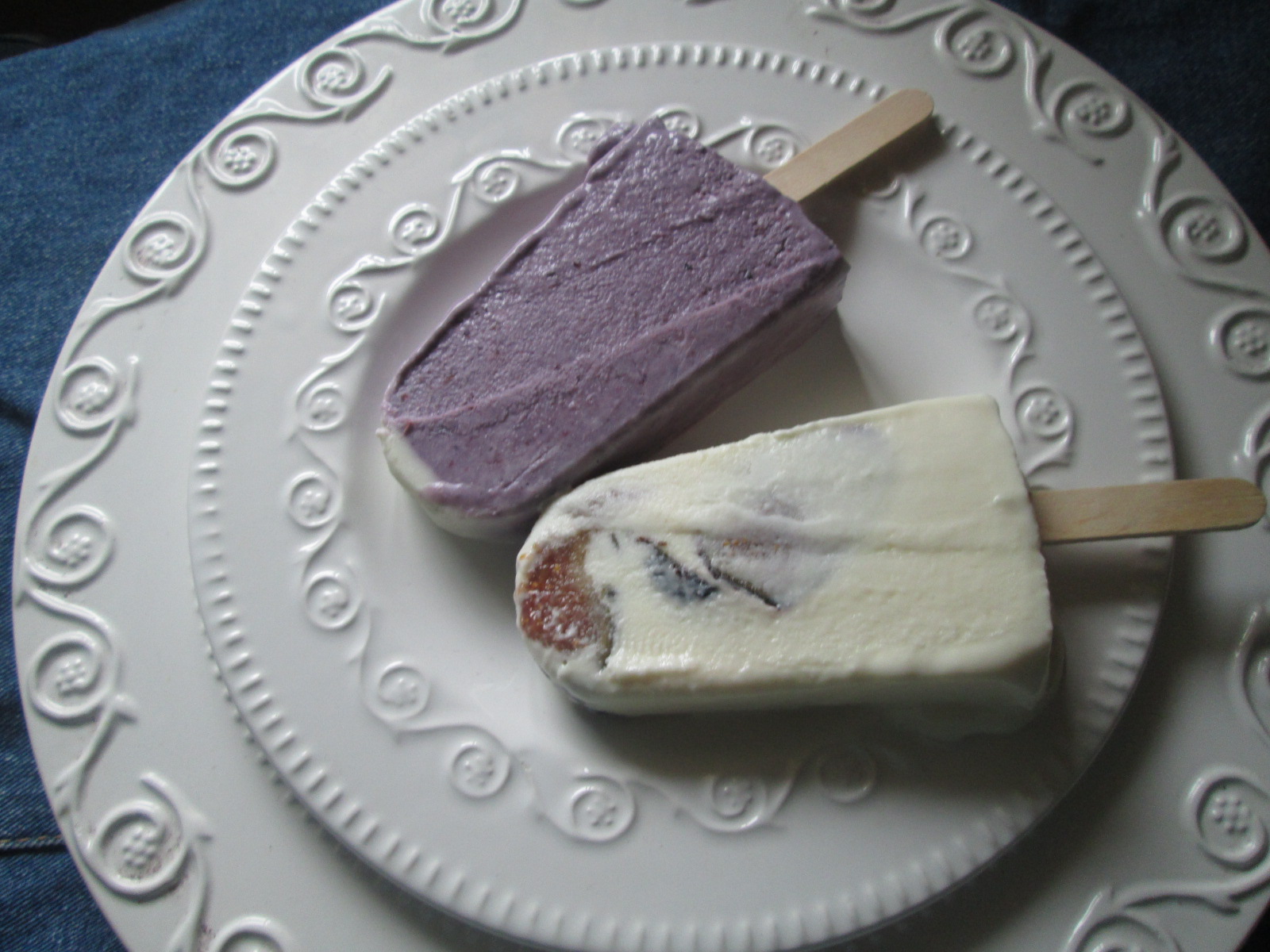 Canela kitchen (gloria) Figs ricotta Ice cream and blackberry Ice