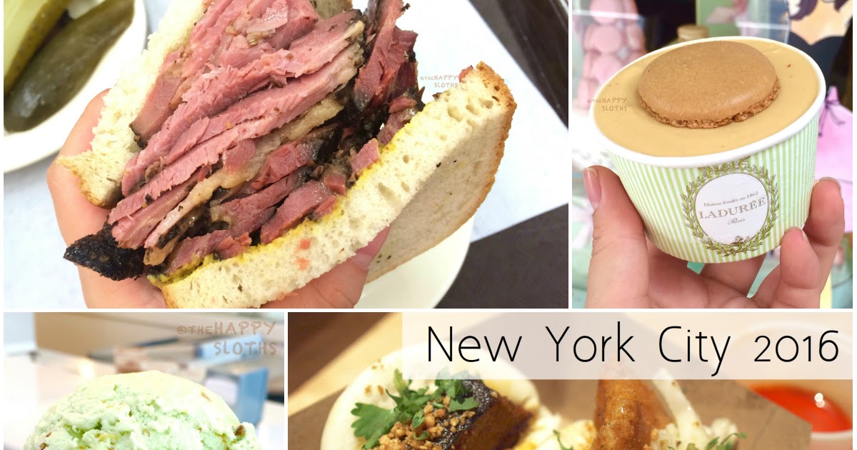 My Trip to NYC | What I Ate in New York City | The Happy Sloths: Beauty