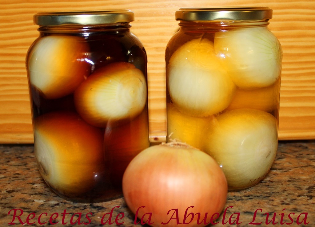 COMO CONSERVAR CEBOLLAS EN VINAGRE Recetas de la Abuela Luisa