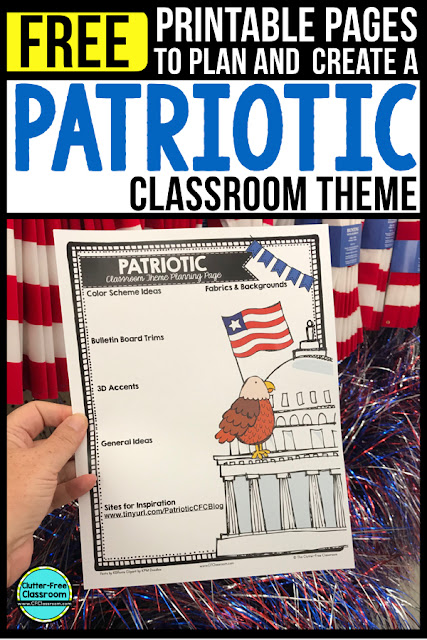 Patriotic Themed Classroom Ideas Printable Classroom
