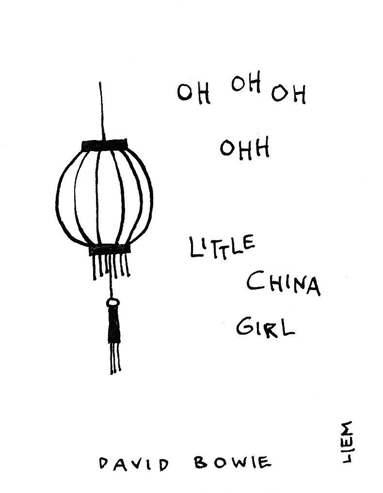 Sketchbook 365 Songs 274. China Girl