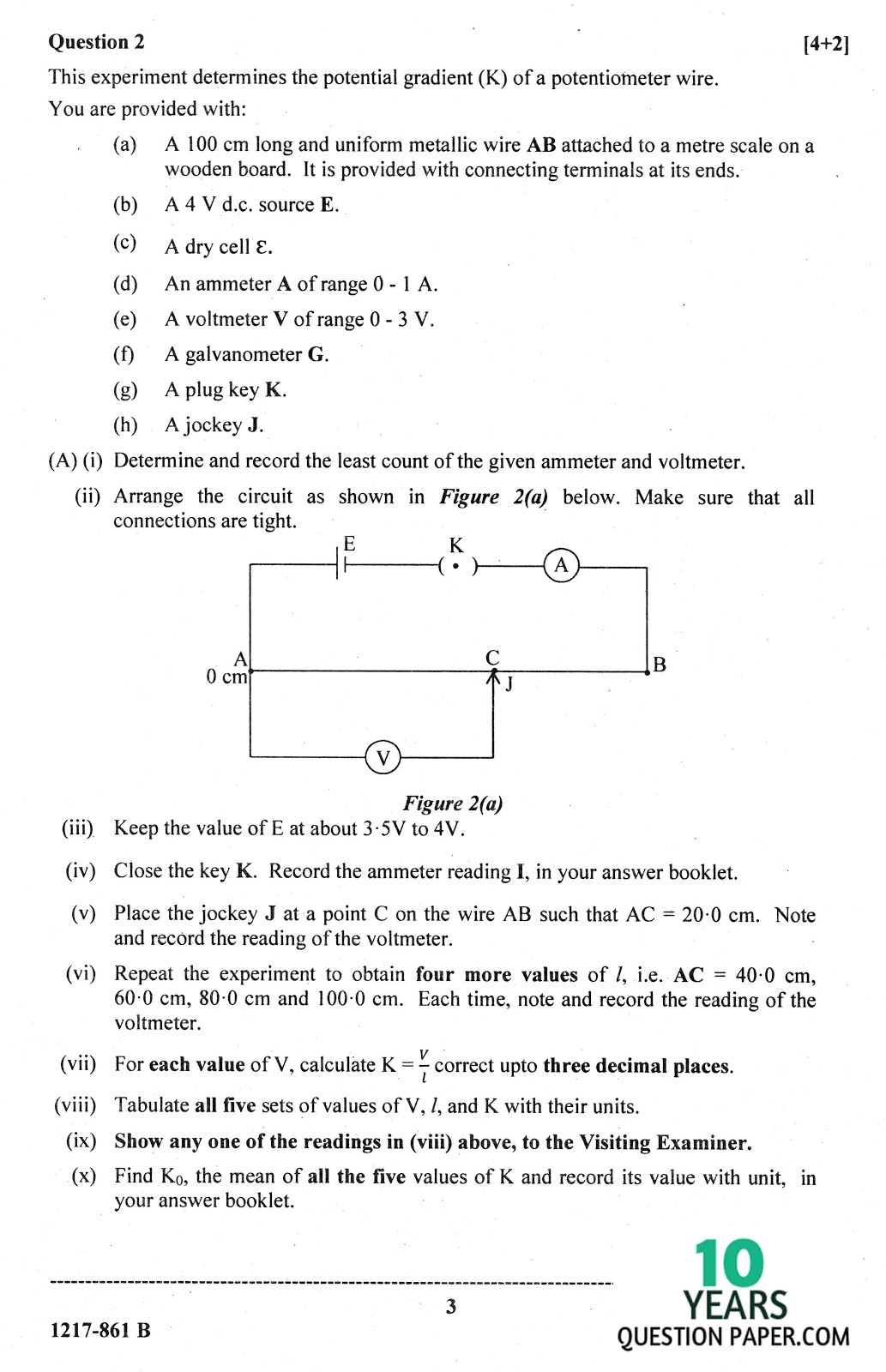 isc 2017 class 12th Physics Practical question paper isc 2017 class 12th Physics Paper-2 Practical question paper