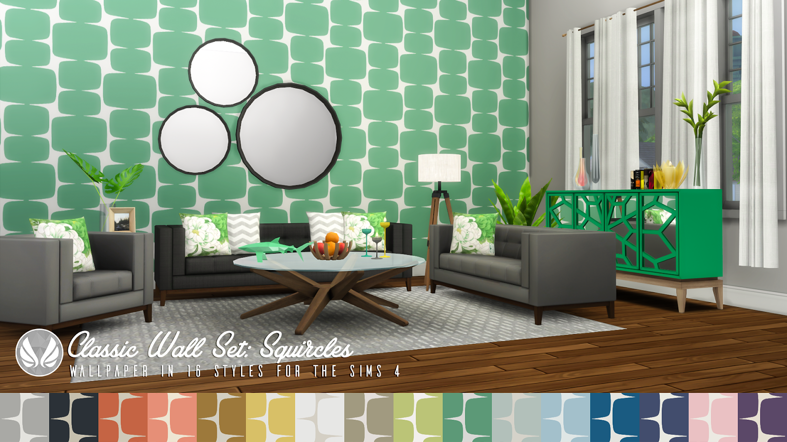 Simsational Designs Classic Wall Set Wallpaper Dump 01