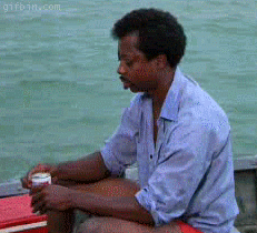 black guy on a boat caddyshack