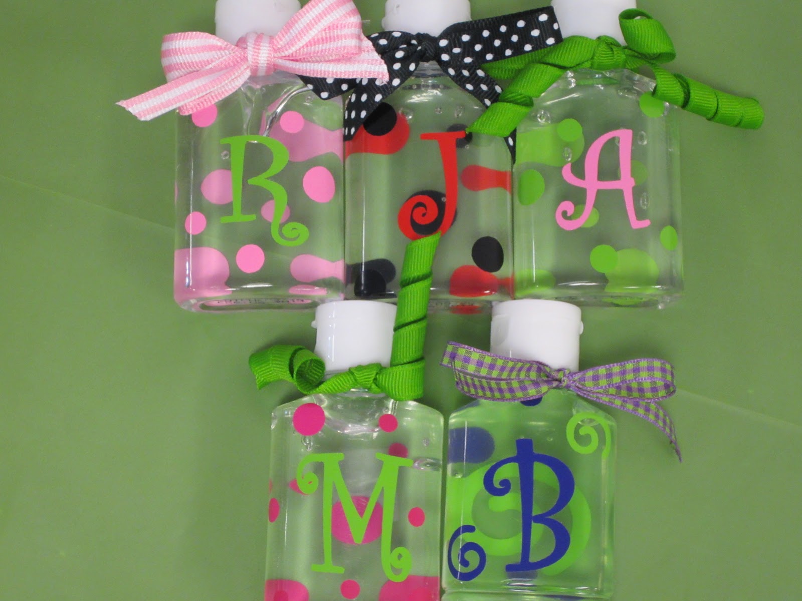 WhatACuteIdea!: Personalized Hand Soap and Sanitizer Bottles