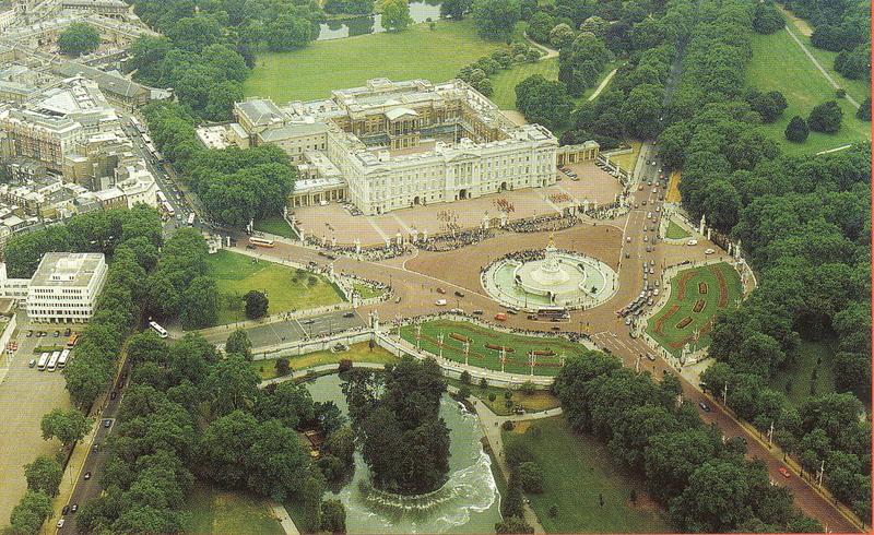 Buckingham Palace Aerial View