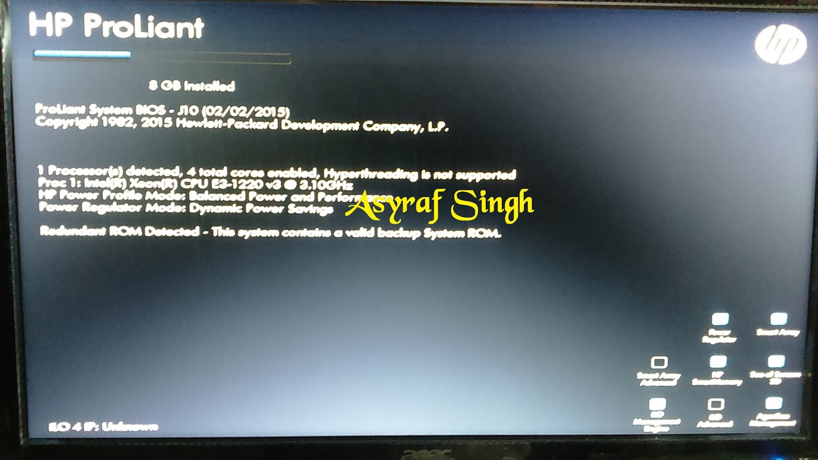 How to configuring Dynamic HP Smart Array B120i RAID support On HP
