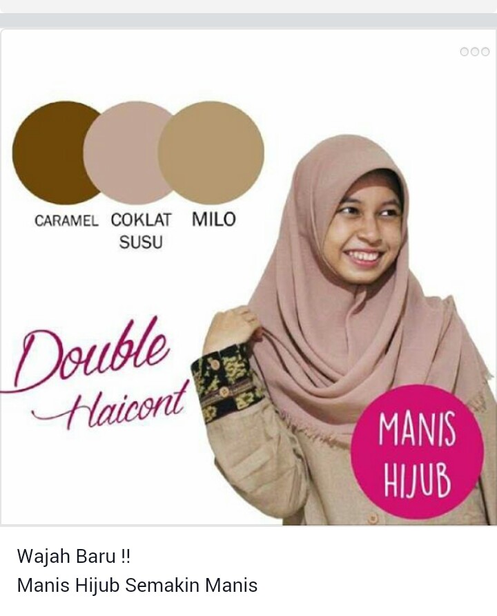 Hijab Warna  Milo  Nusagates