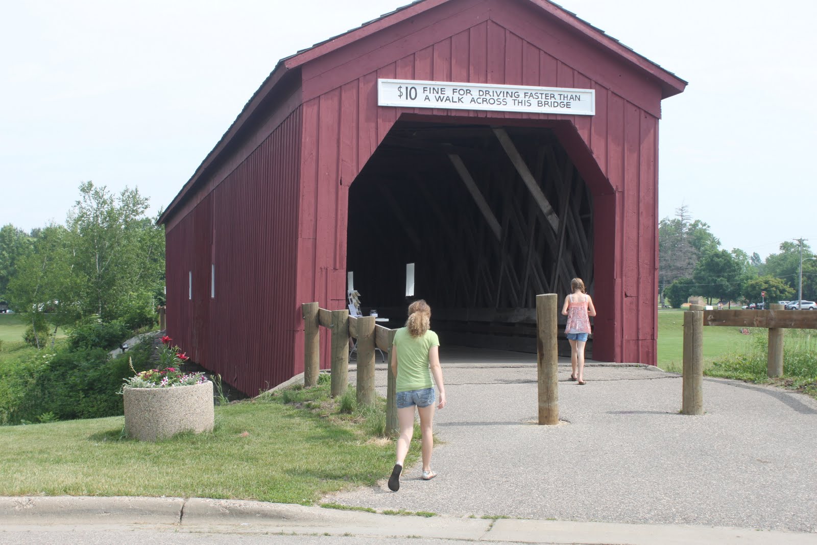 Russman's spot Covered Bridge Festival in Zumbrota