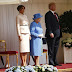 Donald Trump and Melania Trump meet Queen Elizabeth II at Windsor Castle for traditional English tea 