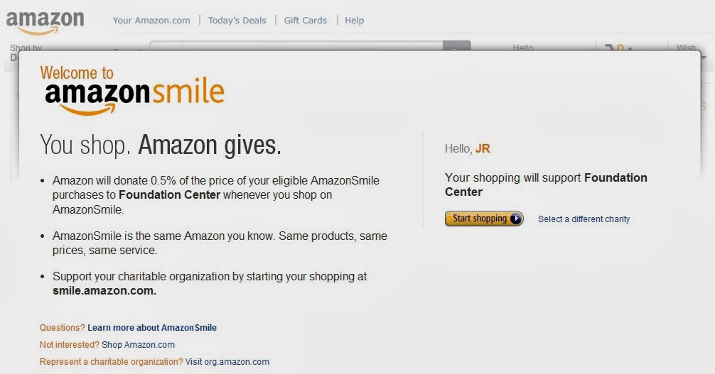 amazonsmile official site