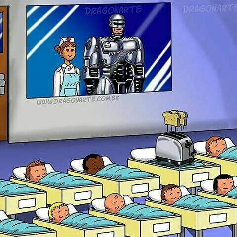 12 Funny Comics Depict How Children Of Famous Superheroes Would Look - Robocop