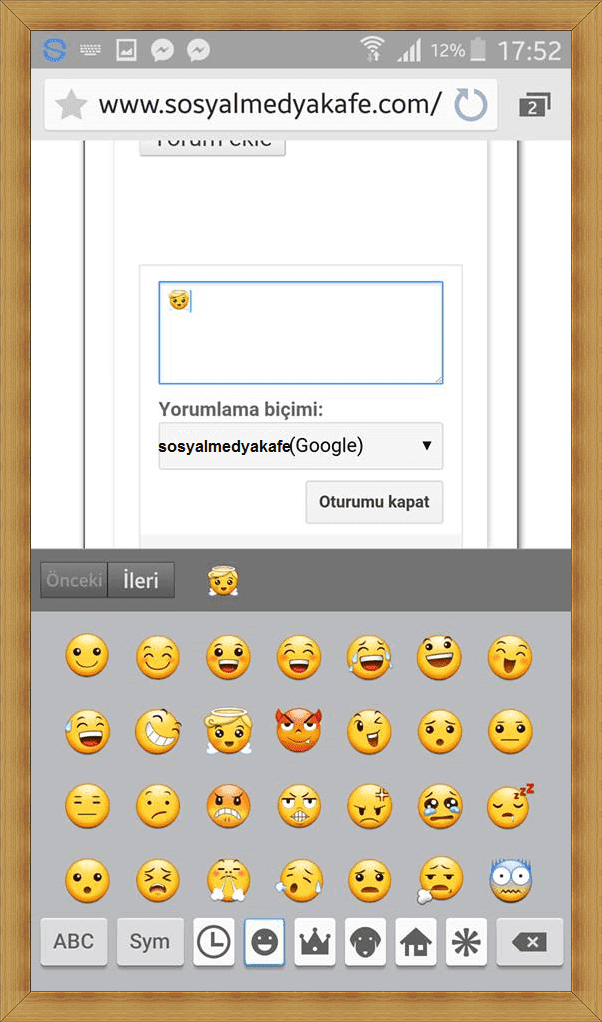 Blogger Yazılara,Yorumlara Emoji ve Özel Karakter EklemeYeni Özellik