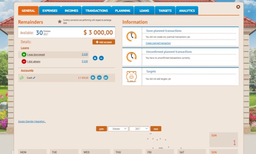 family budget software