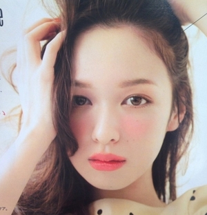 flushed cheeks makeup