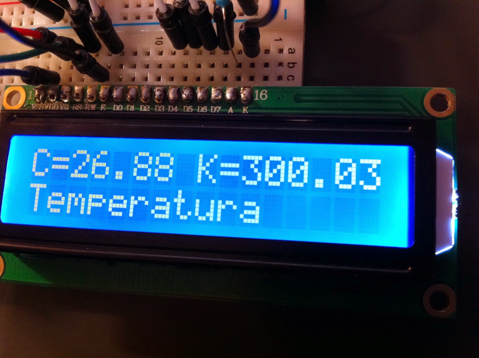 El cajón de Arduino: Tutorial: LCD + Temperature sensor (English)