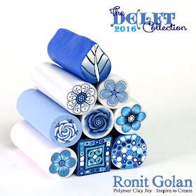 Ronit Golan - Polymer Clay Joy - Inspire to Create: Around the World in 80  Canes - first stop - Delft