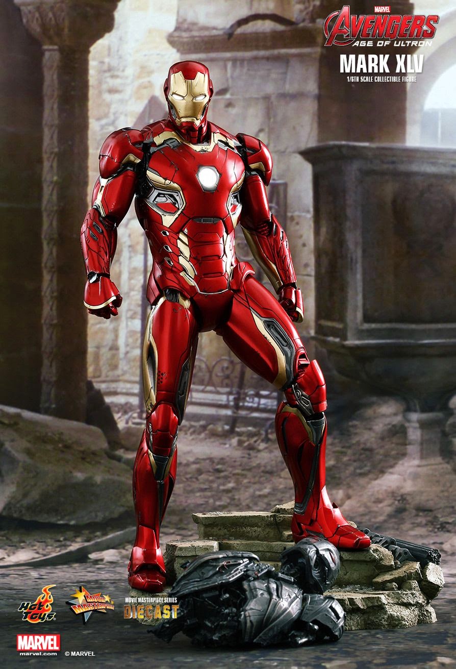 Hot Toys 1/6 Scale Avengers Age Of Ultron Iron Man MKXLV Figure