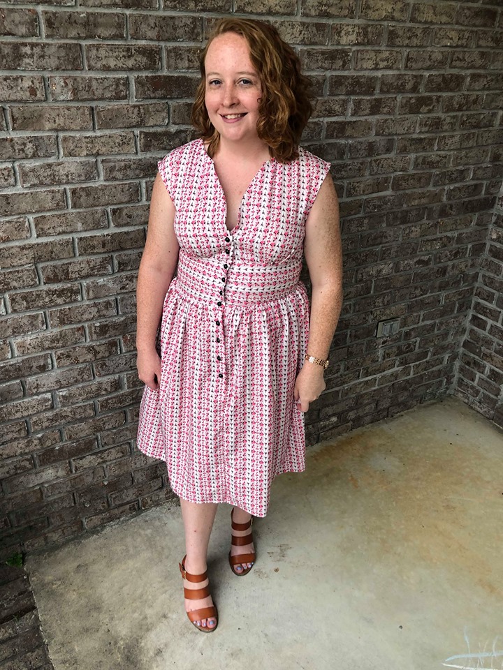 Calico Print Dress - Mommy The Journalist