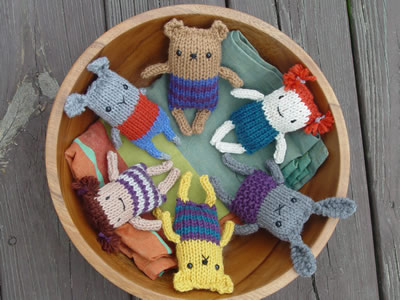 knitting: Easy, free knitted toy patterns