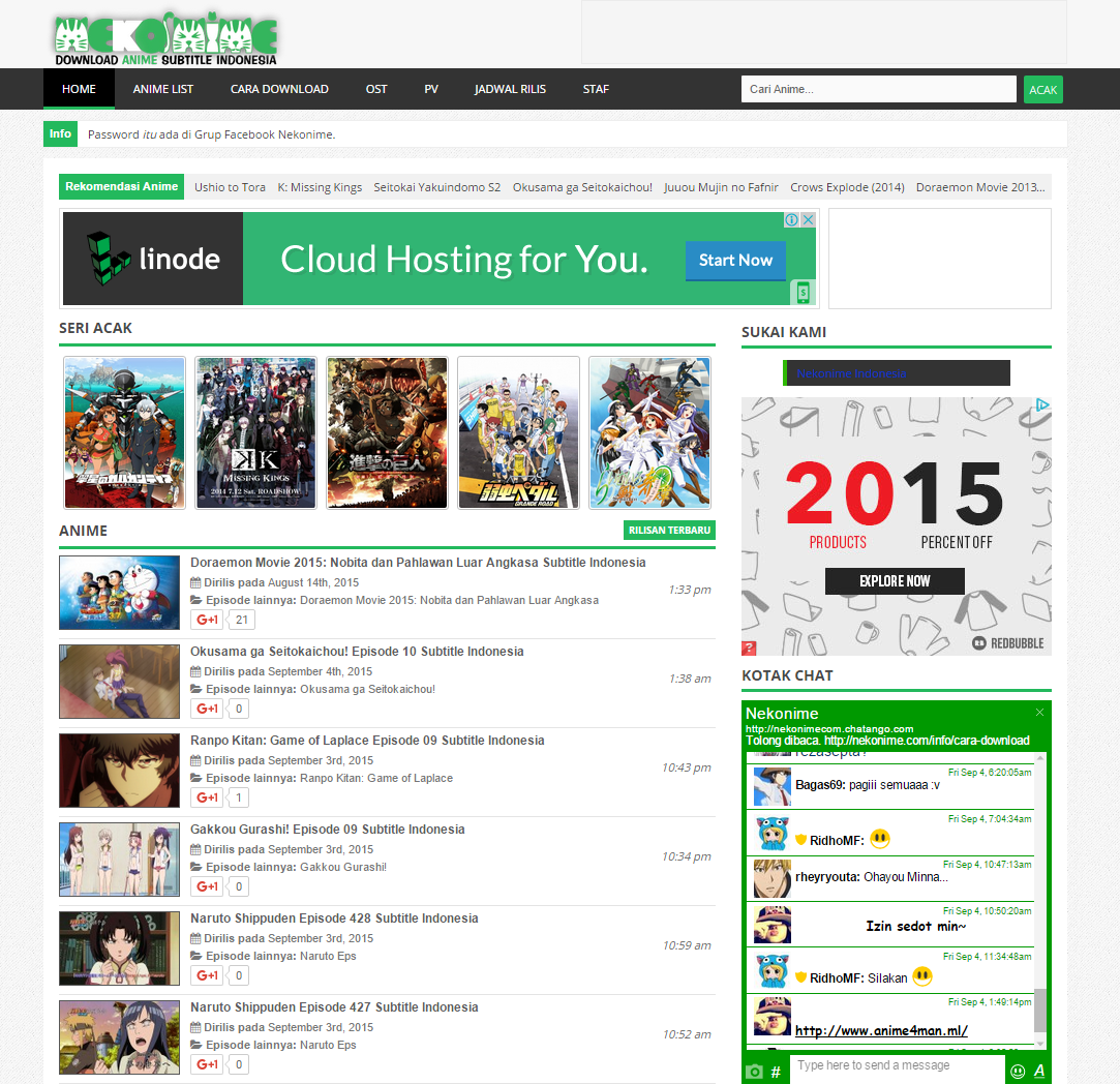 Kumpulan Tempat Download Anime Terbaik & Terupdate ~ Kamu Info