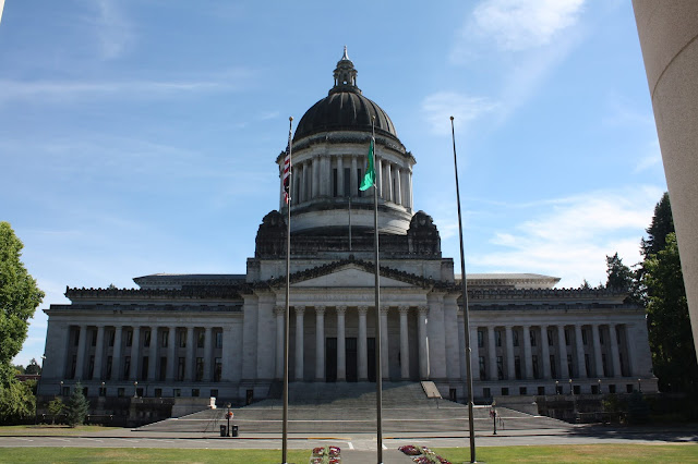 The impressive and stately Washington Capitol Building. The campus is a joy to explore.