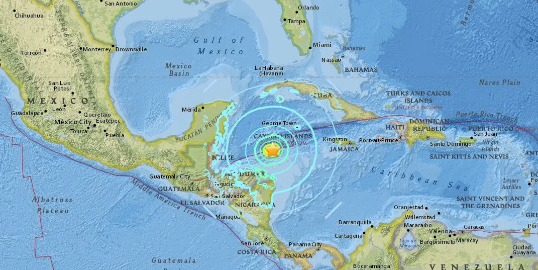 Earthquake of 7.6 points shocked the Caribbean Sea but did not cause a tsunami (2)