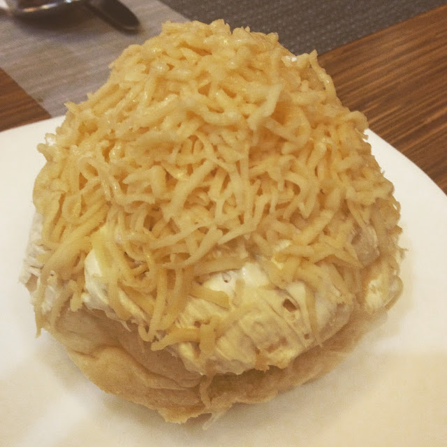 Sweet and fluffy Ensaymada at The Grain Restaurant