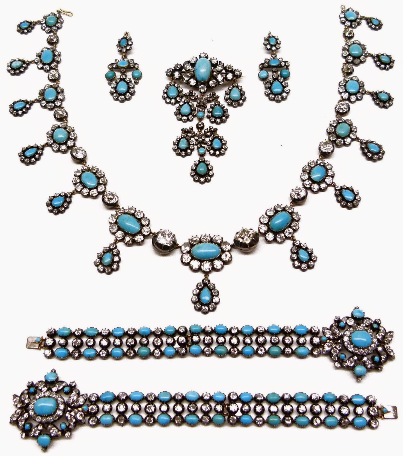 Tiara Mania Countess of Flanders' Turquoise Parure Tiara