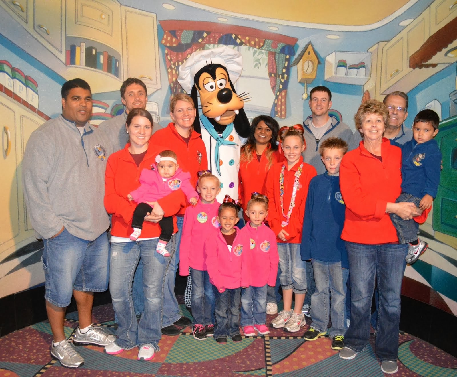 The Family at Disneyland