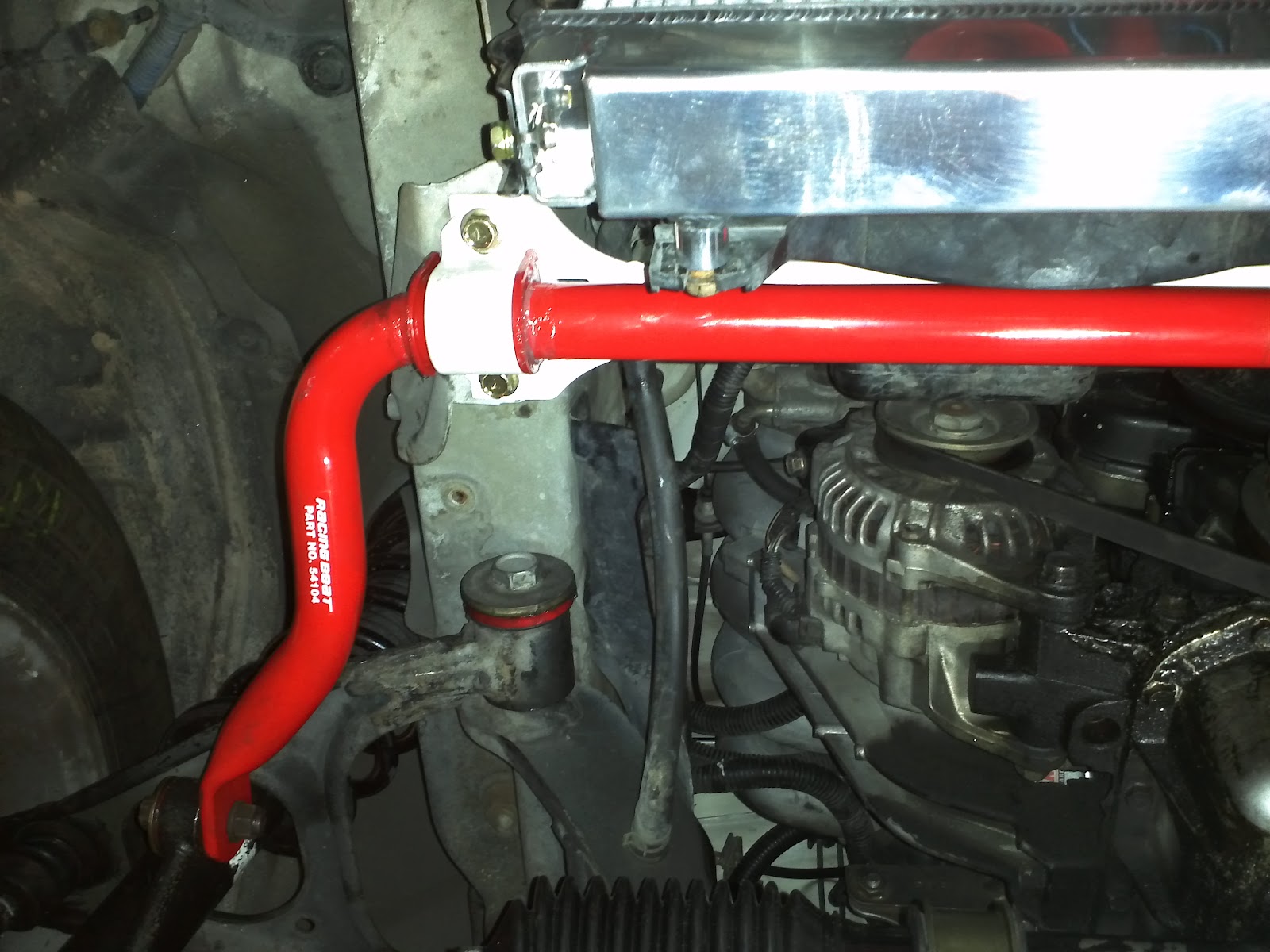 Miata Performance Project Sway Bars Front & Rear, Racing Beat Sway Brace