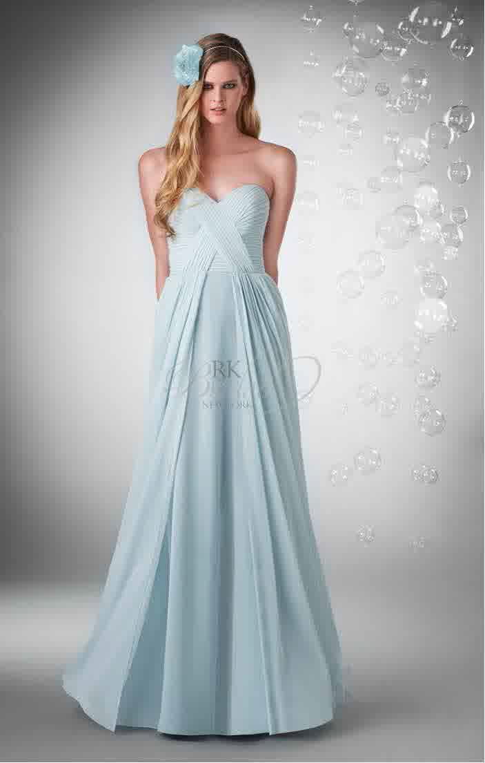 Bridesmaid Dresses Fantastic Misty Blue wedding bridal dresses