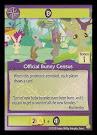 My Little Pony Official Bunny Census GenCon CCG Card