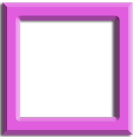 Moldura quadrada lilás - criação Blog PNG-Free