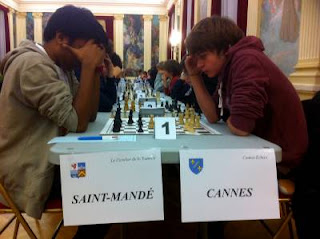 Echecs à Saint-Mandé : Gary Giroyan (2343) 1-0 Maxence Ralaivao (1866) © Chess & Strategy 