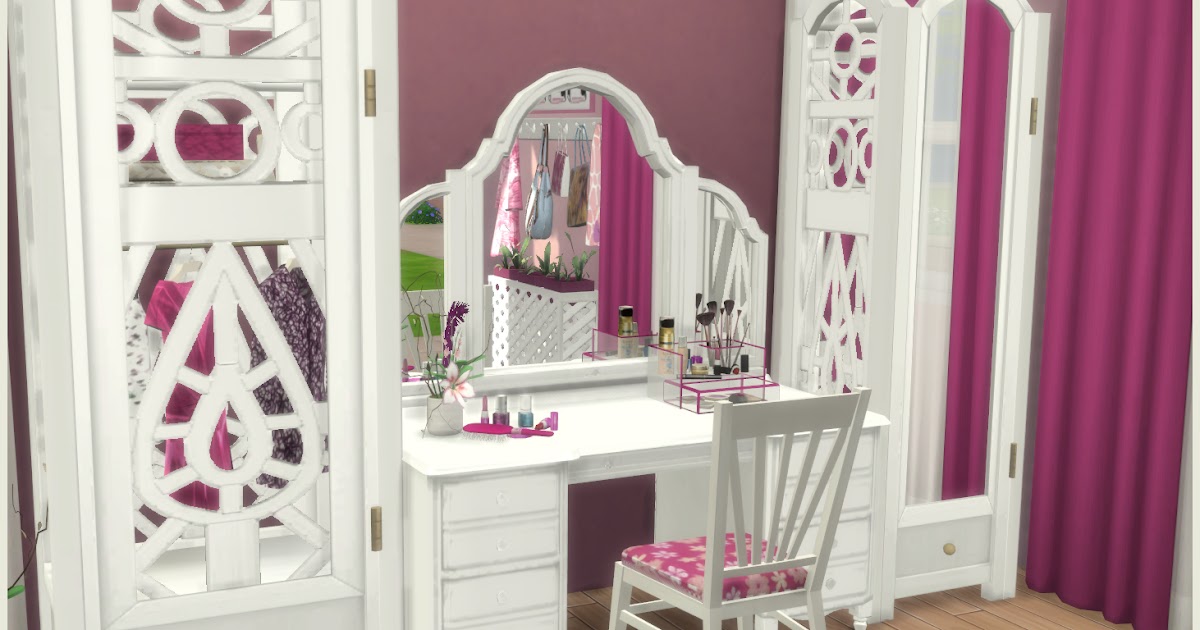 Tocador "Tania". Sims 4 Custom Content.