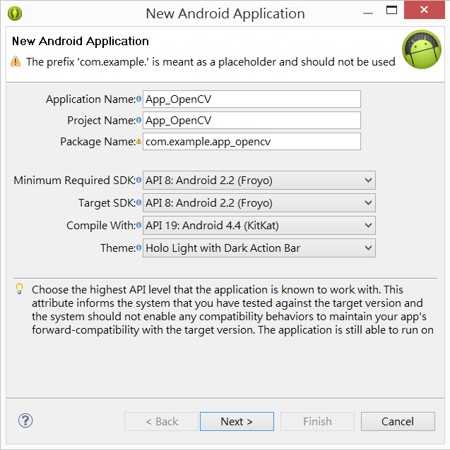 OpenCV for Android 數位教材: (三)執行OpenCV讀圖功能