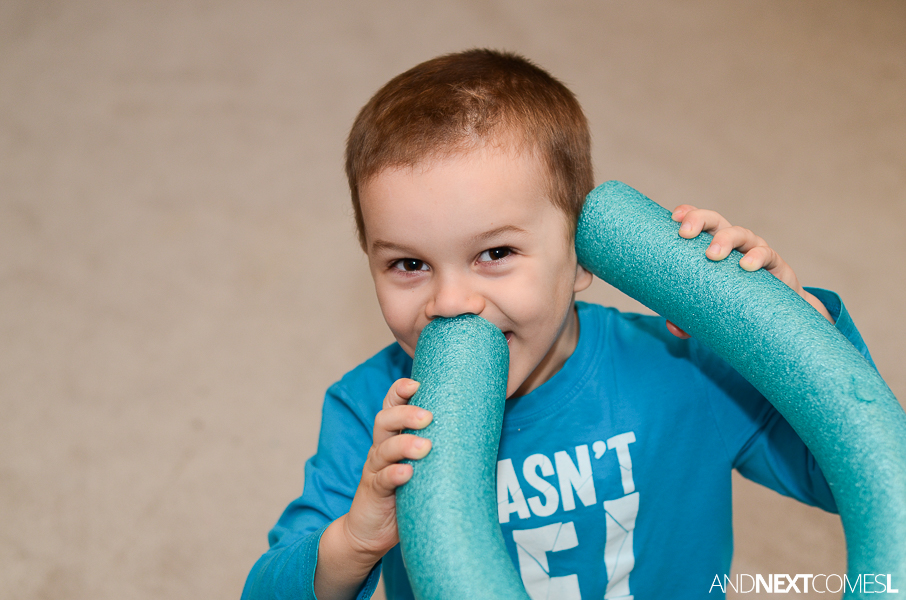 Pool Noodle Phone And Next Comes L Hyperlexia Resources