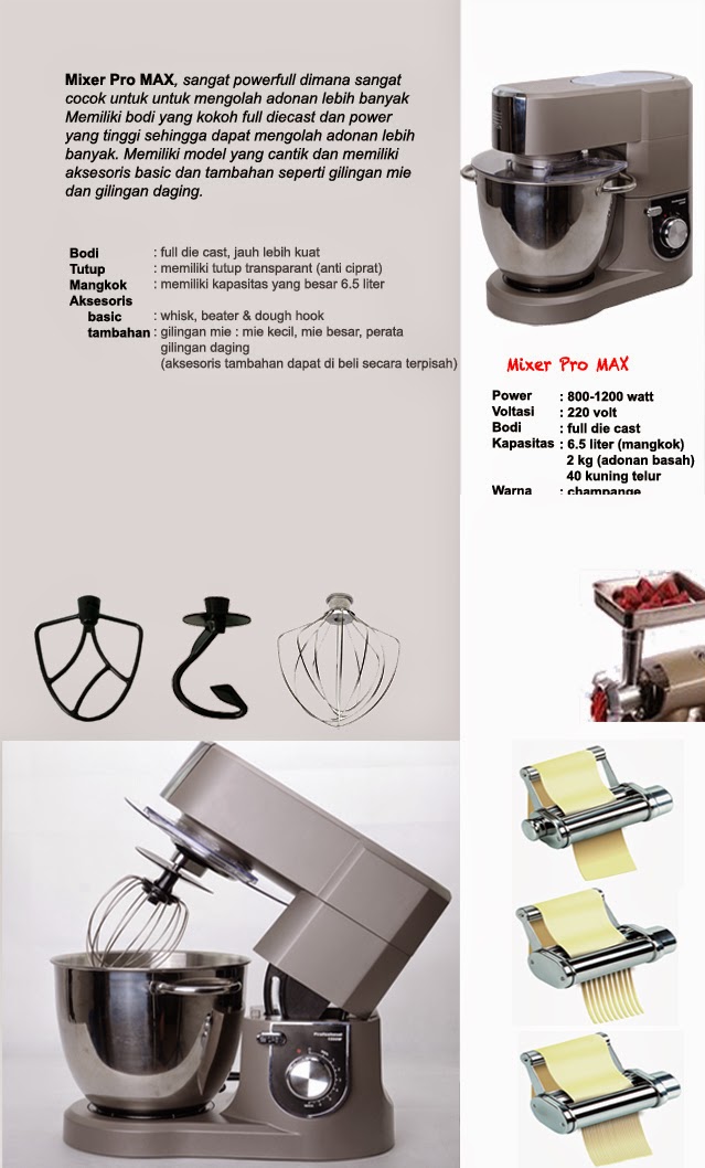 New Products Signora Mixer Pro MAX Signora